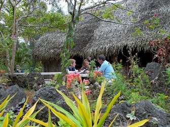 Outdoor dining at Kura's Kitchen.