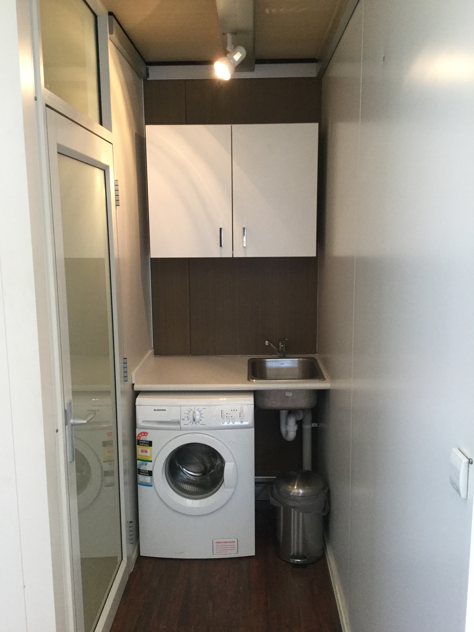 A private laundry is provided in your apartment.