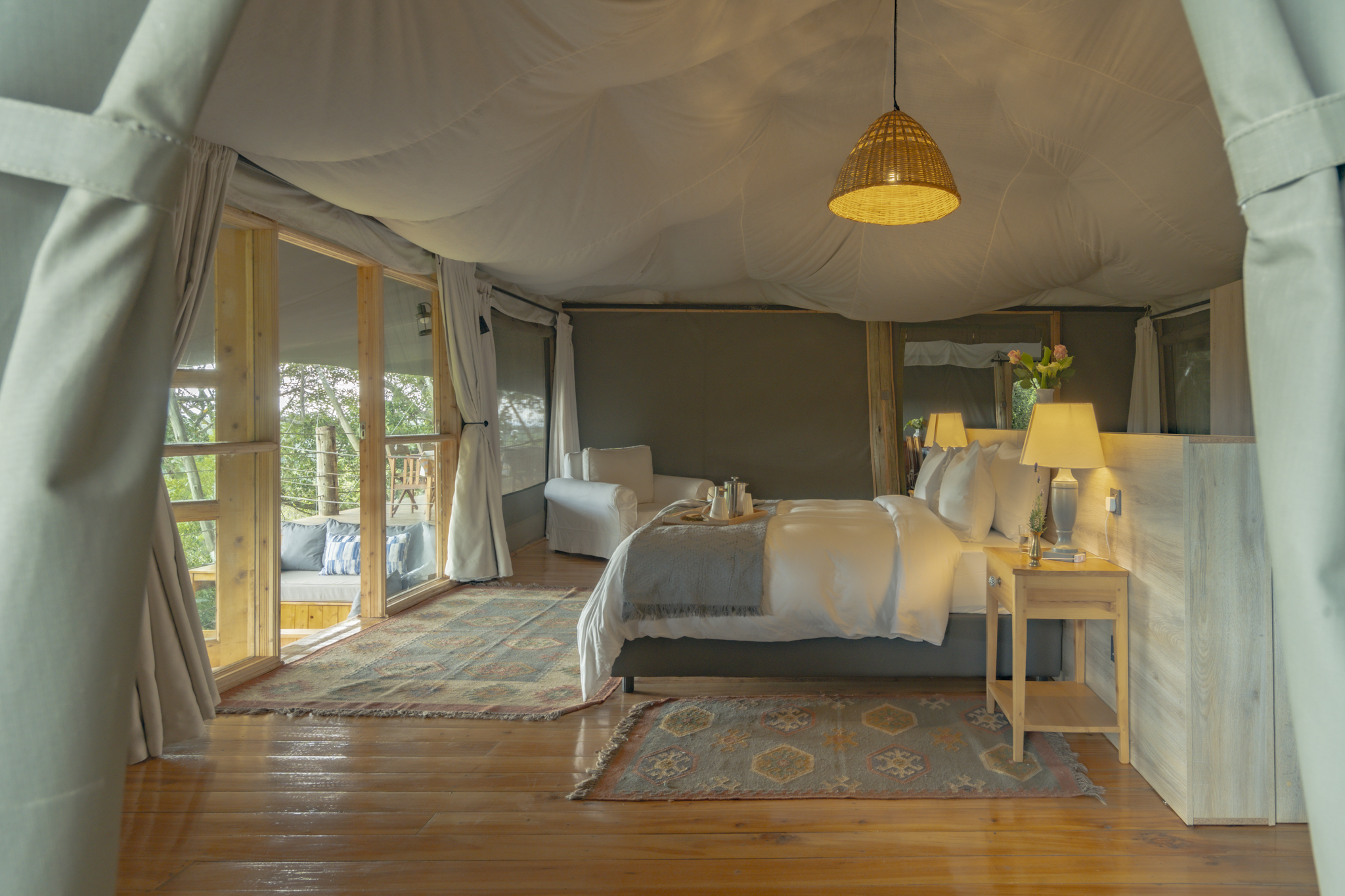 Two Bedroom Luxury Tent. Tent 1