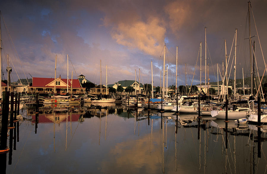 Mooring at town basin