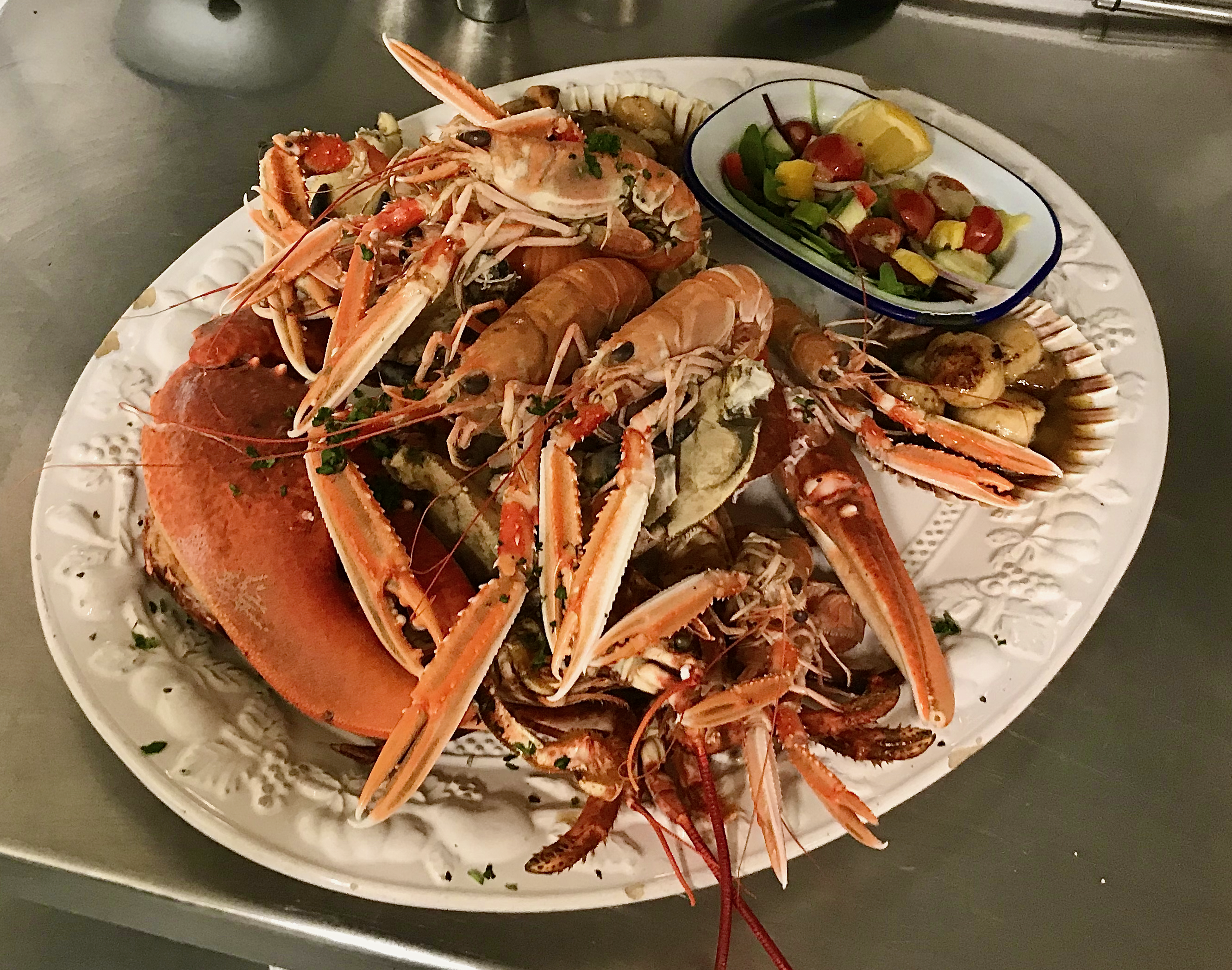 Freshly Caught Langoustines