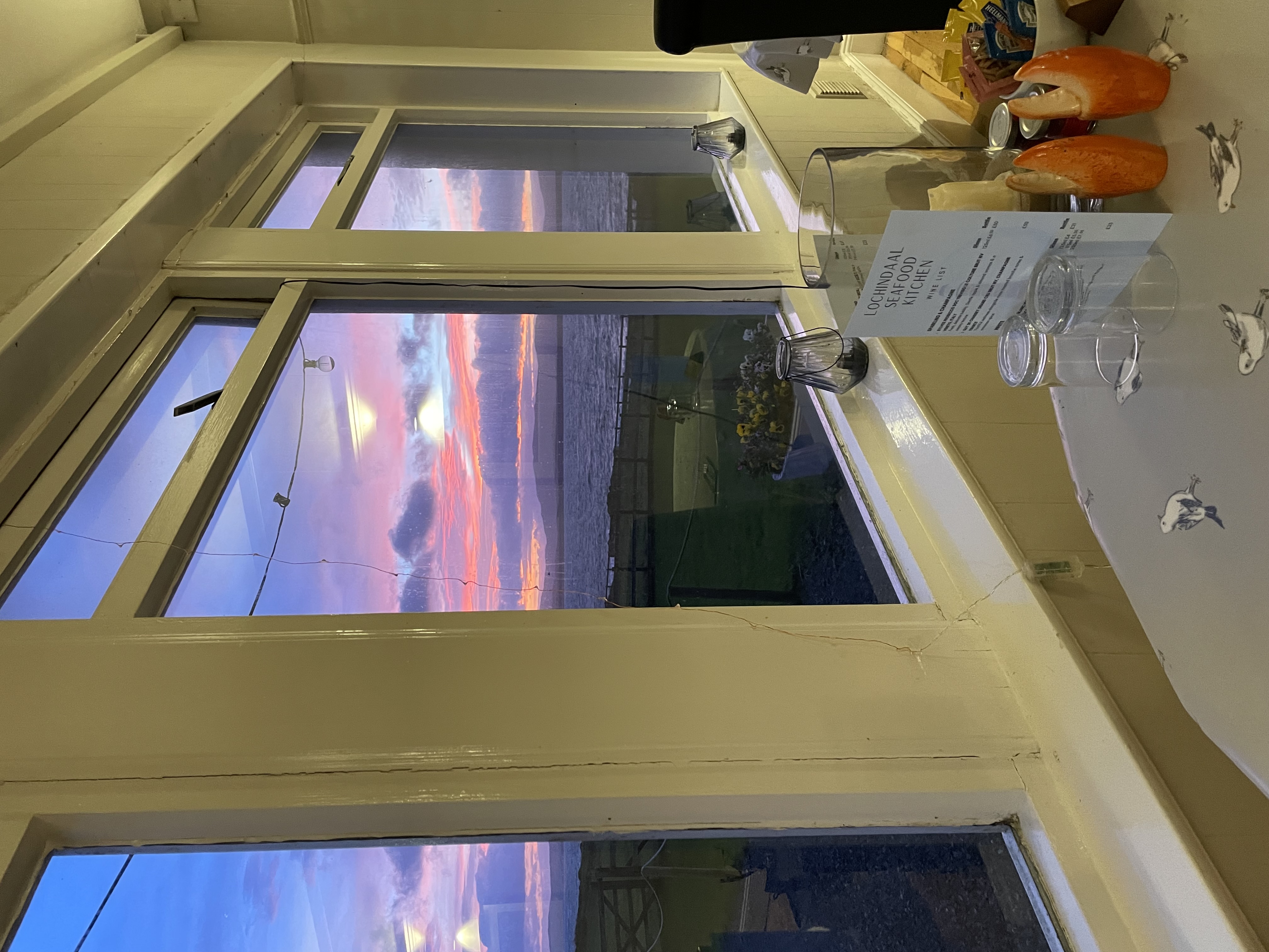 Lovely Seaview from Lochindaal Seafood Kitchen