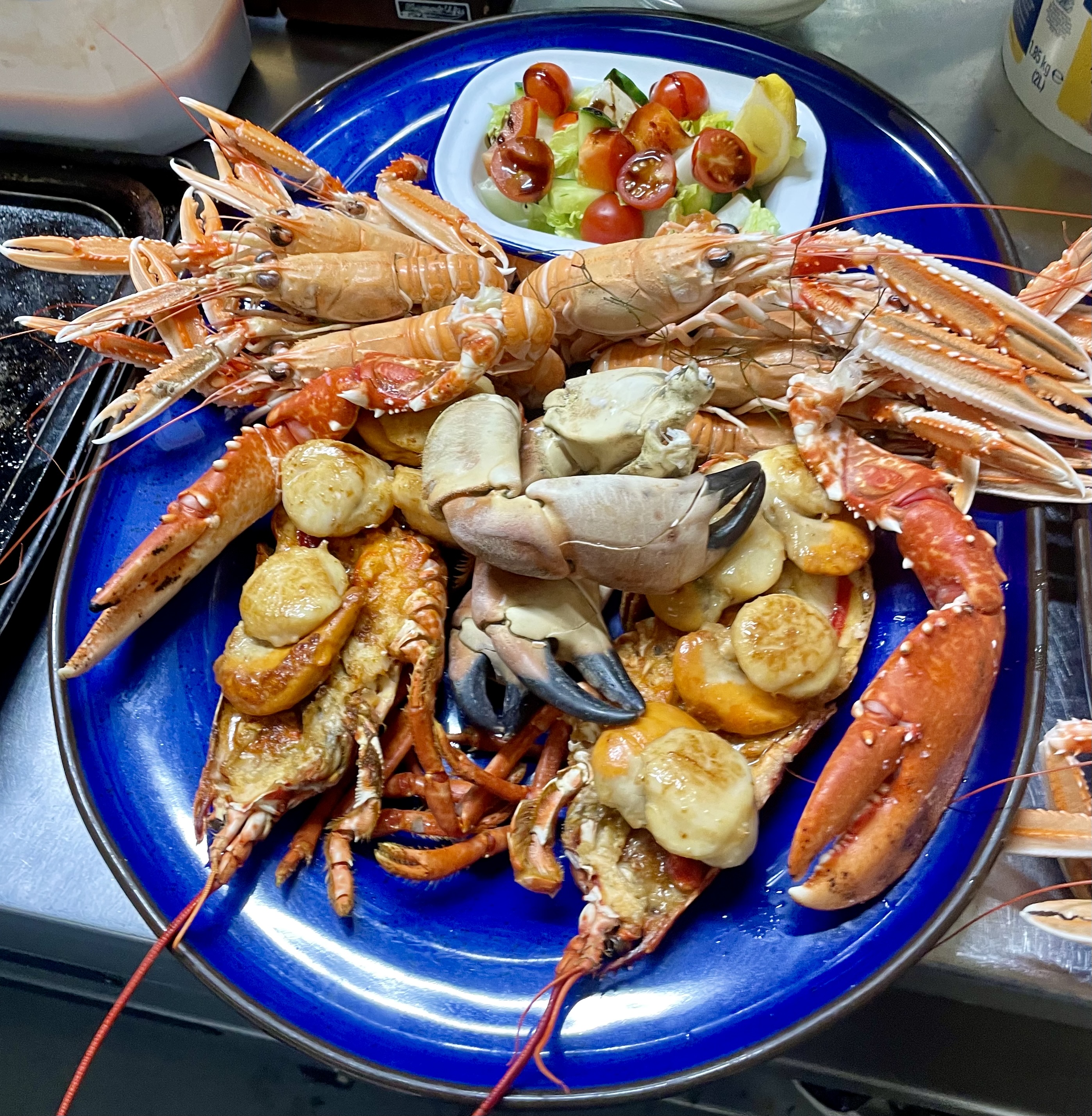 Seafood Plate at the Lochindaal Seafood Kitchen