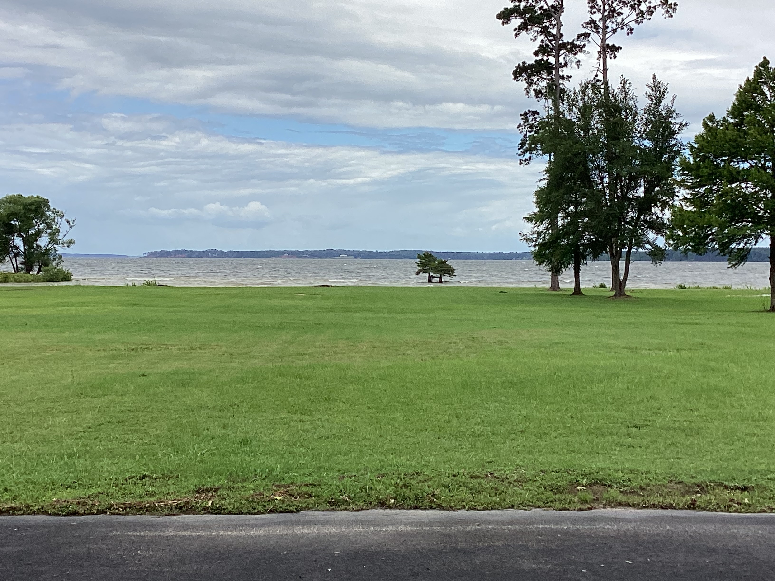 Upstairs view of lake