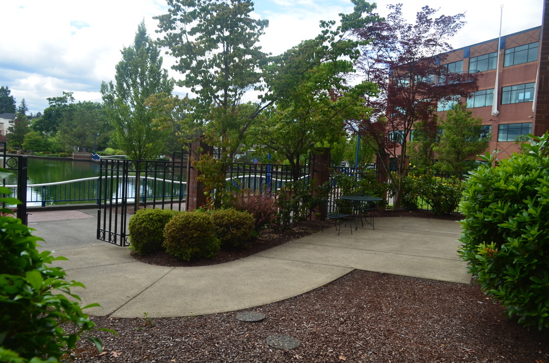 Century Hotel, Lakeside patio, Tualatin, Oregon