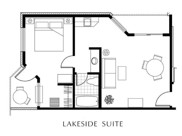 Lakeside Suite floor plan