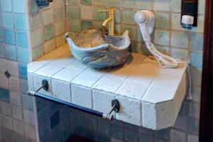 Detalle lavabo baño Florencia