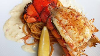 Lobster Dinner at Italian Restaurant, Eataliano.