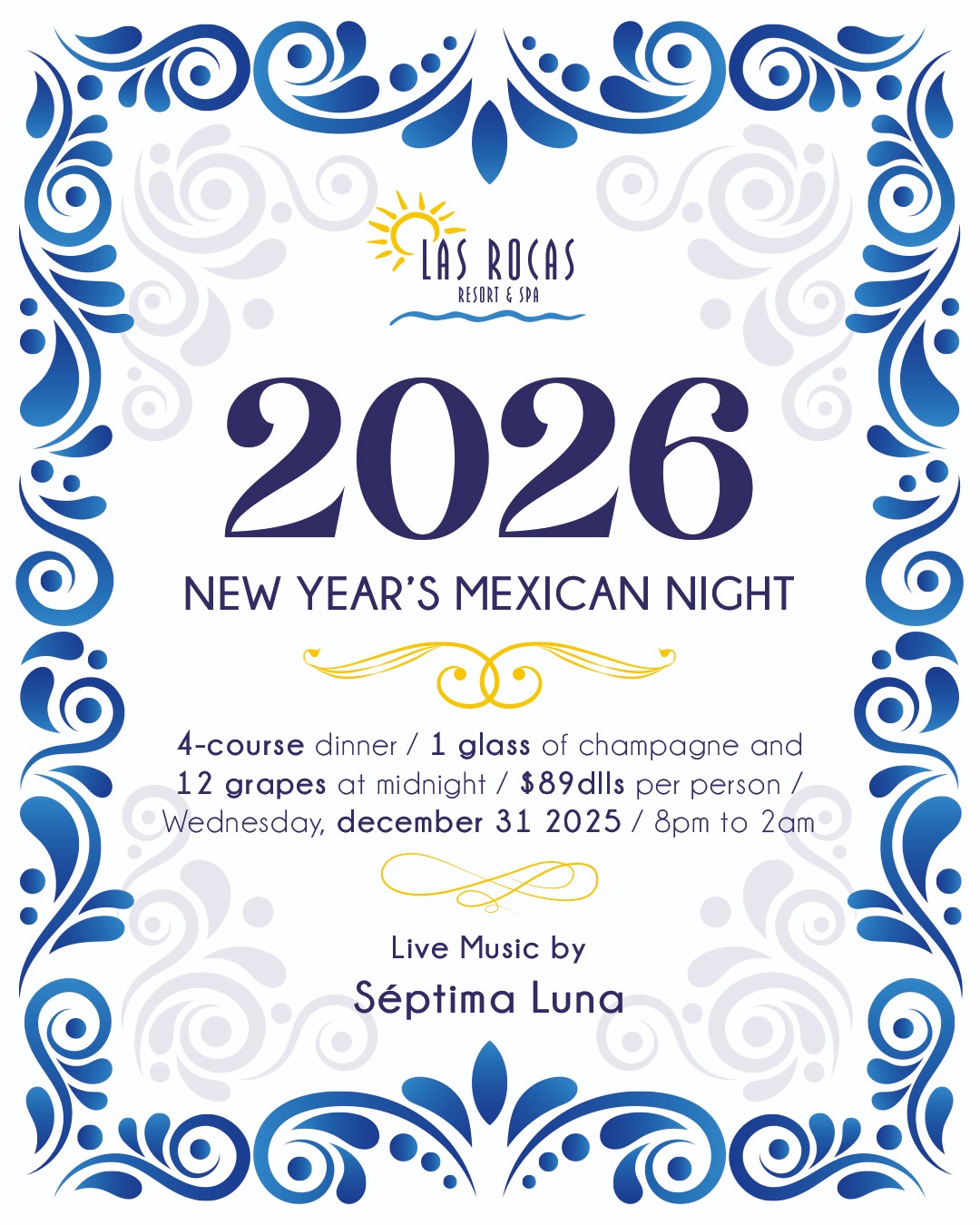 Eventos en Las Rocas Resort & Spa