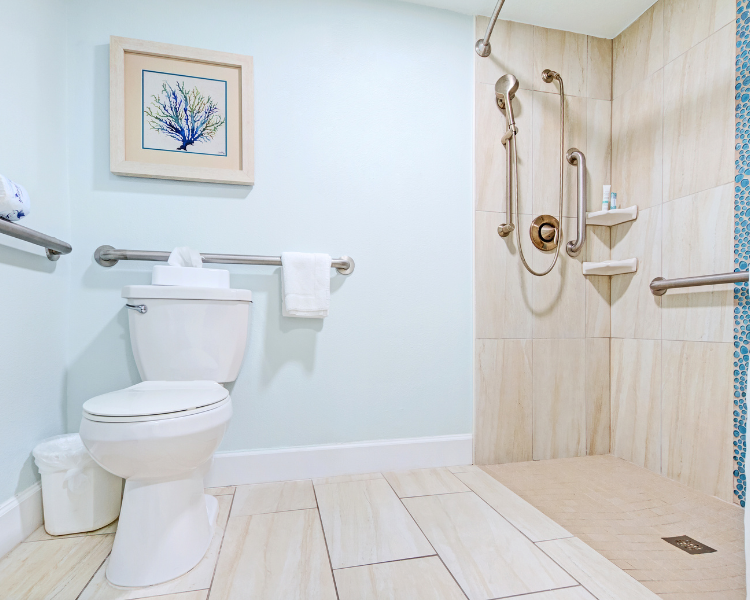 Grand Seas Resort - Daytona Beach, FL, beach resort w/ spacious accommodations, living area, kitchen, & oceanfront views.