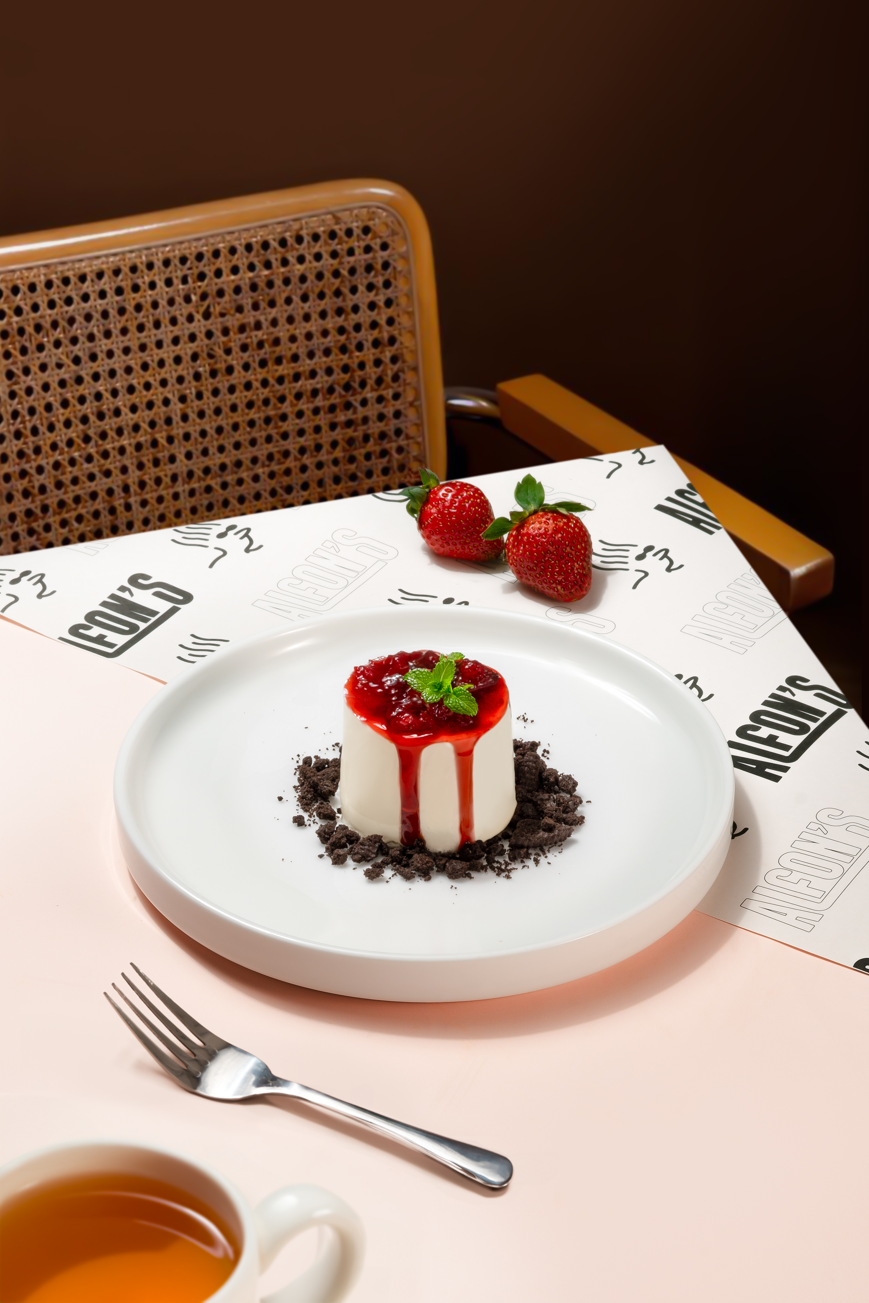 Strawberry Pannacotta