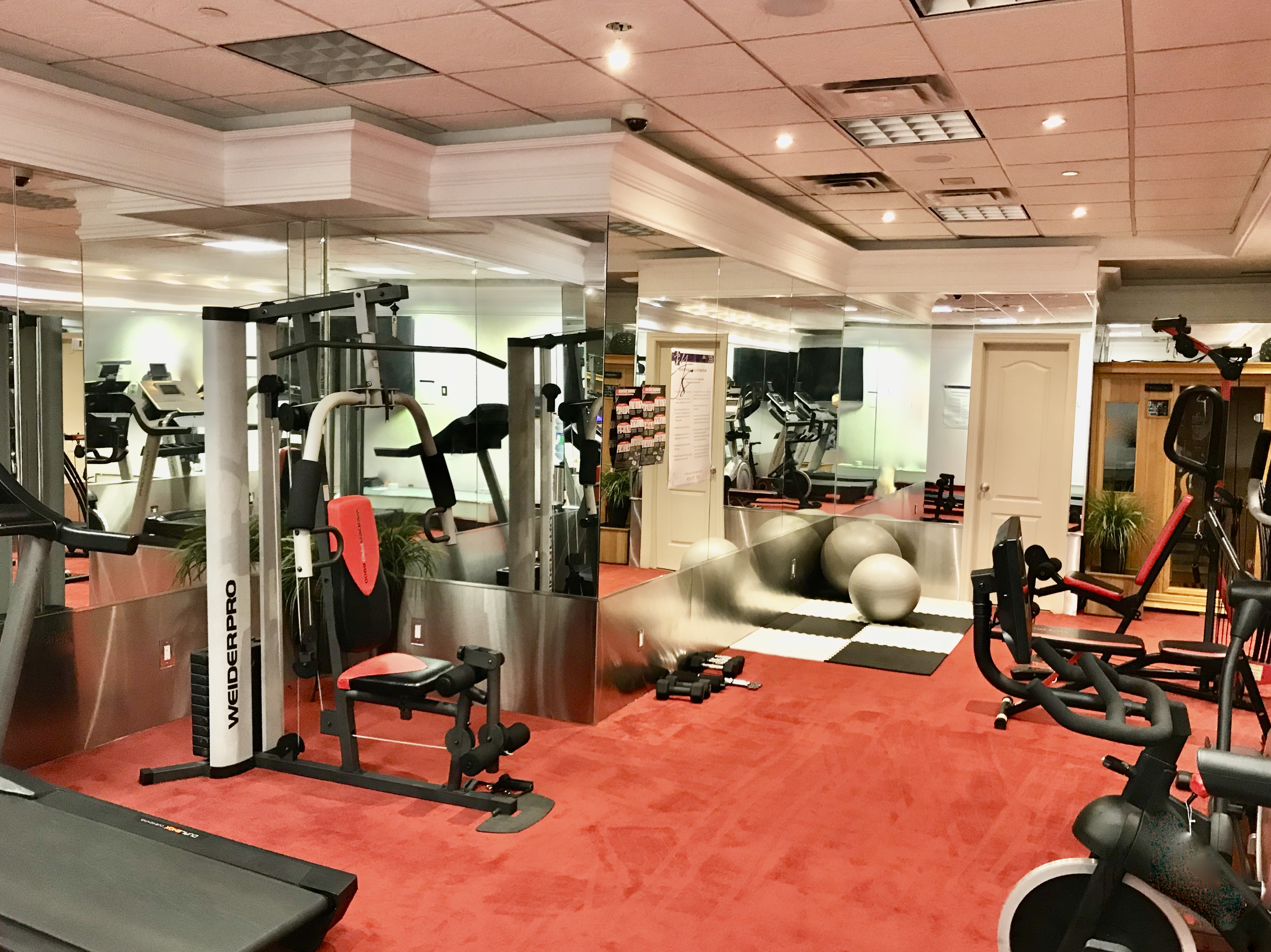 Yonge Suites Fitness Room, Free Weights, Cardio