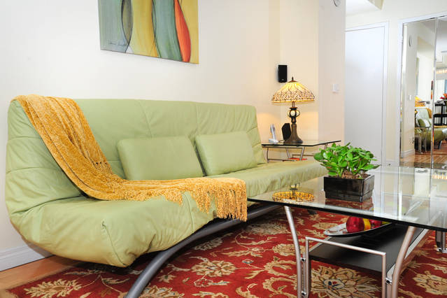 Yonge Suites One Bedroom Suite Living Room