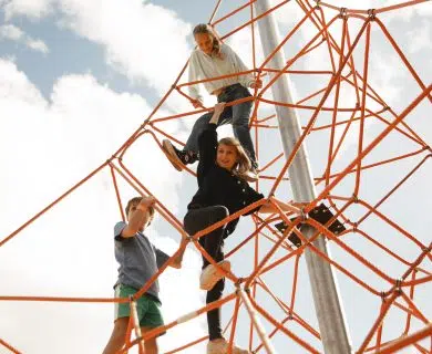 Bayeux Aventure - Araignée de cordes - toile géante