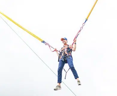 Bayeux Aventure - loisirs - Benji éjéction - saut - trampoline - attraction