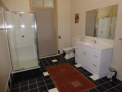 Private lockable bathroom