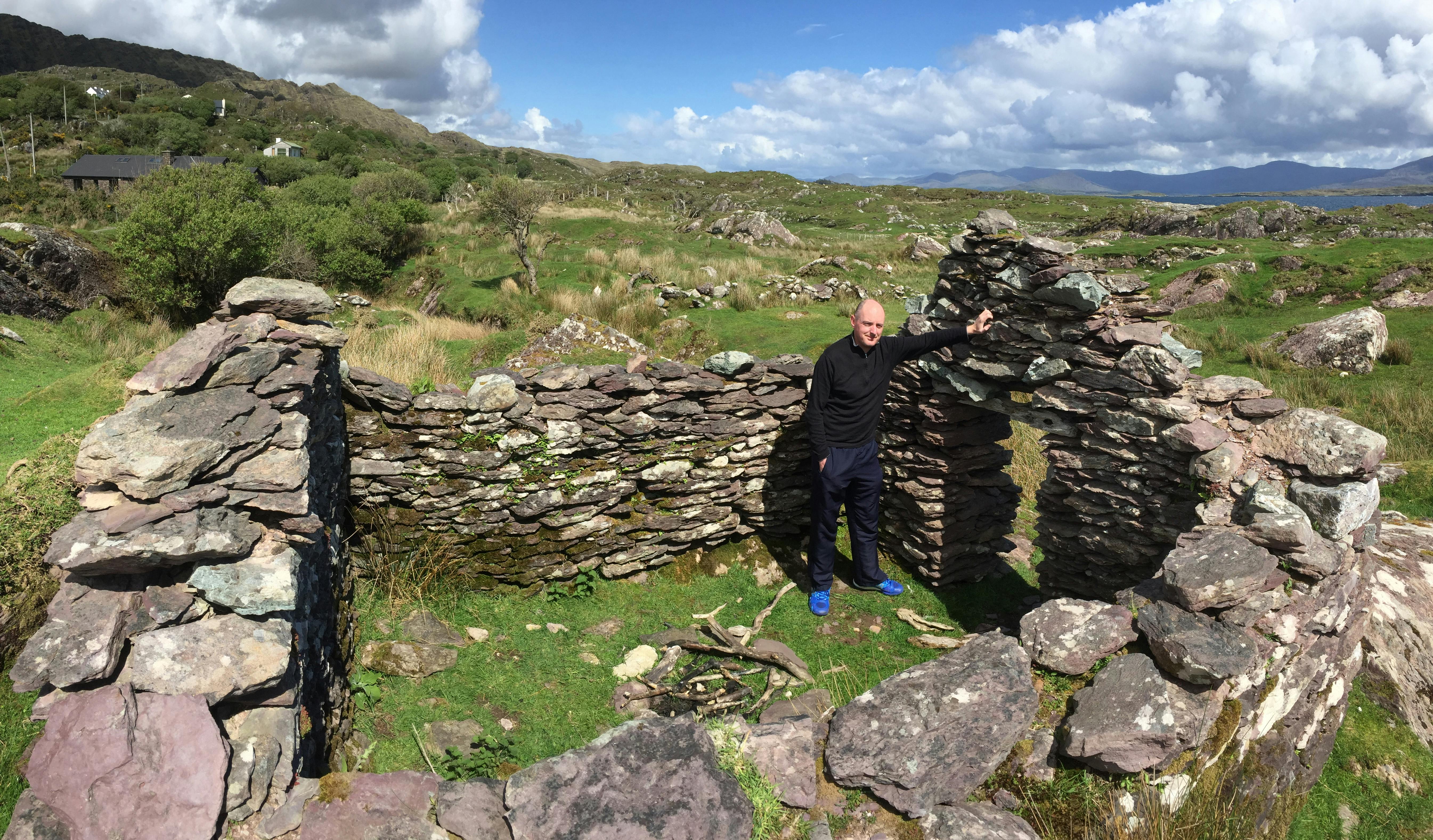 Ruined Stone House at Coral Beach Sneem