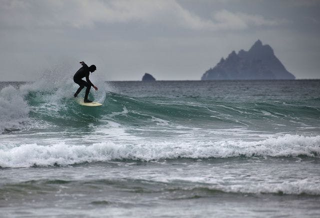 Skellig Michael Star Wars Island Backdrop Surfing