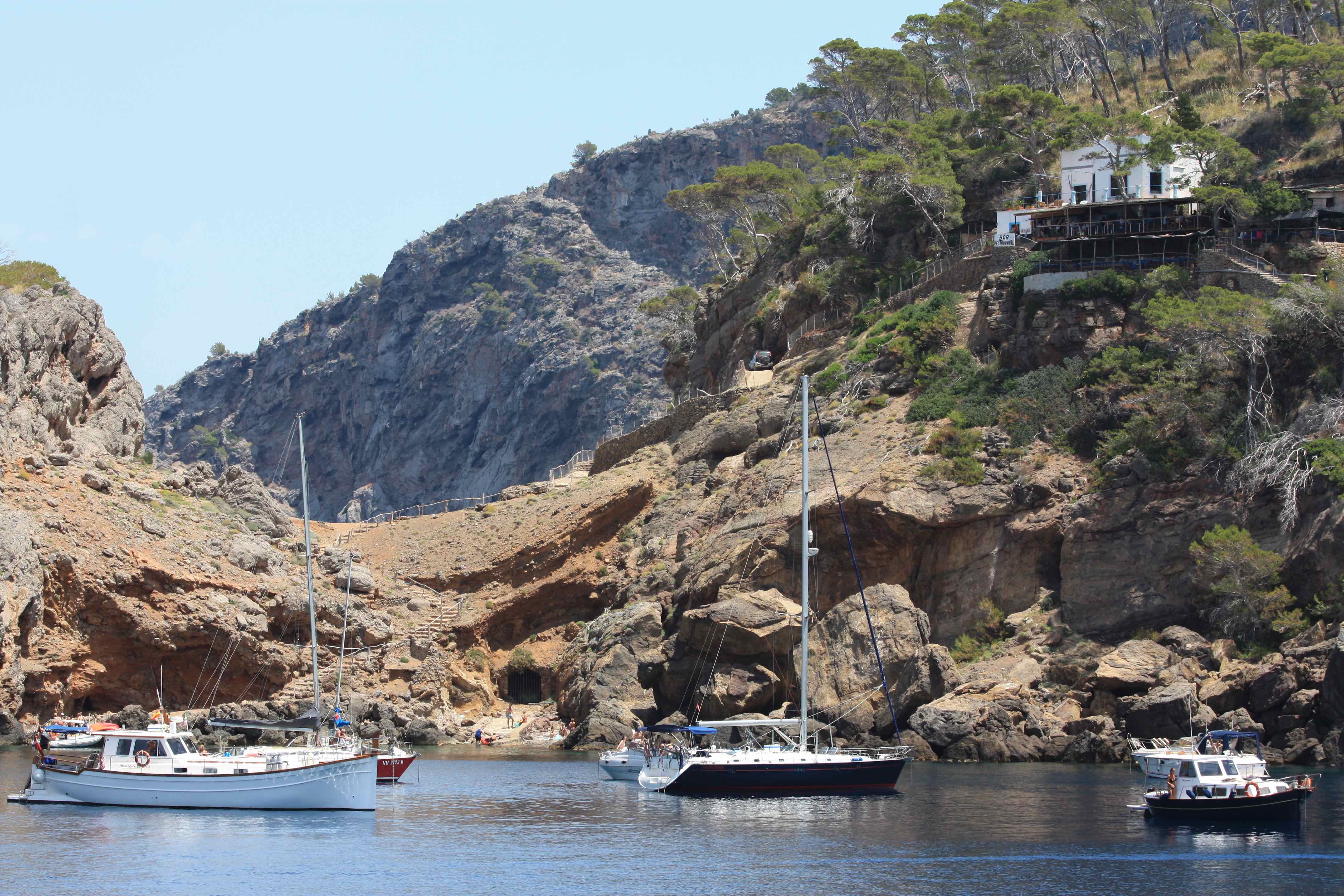 Sailing from Port de Soller to Sa Foradada
