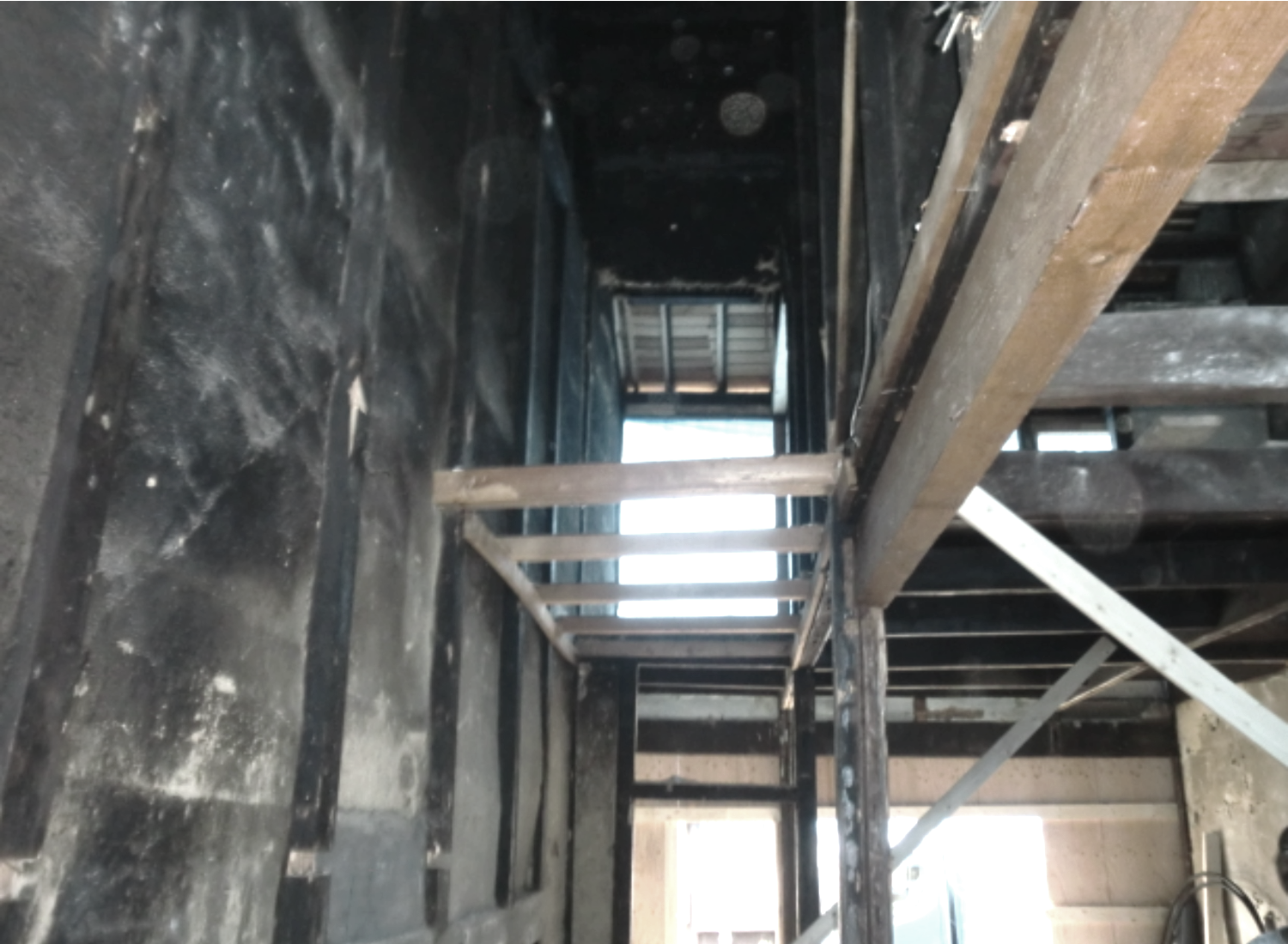 Kyoto BenTen Residences Restoration - Building supports to strengthen original wooden frame