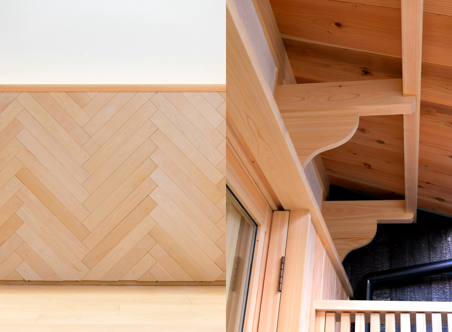 Kyoto BenTen Residences Restoration - intricate woodwork done by craftsmen of Tsuji Workshop