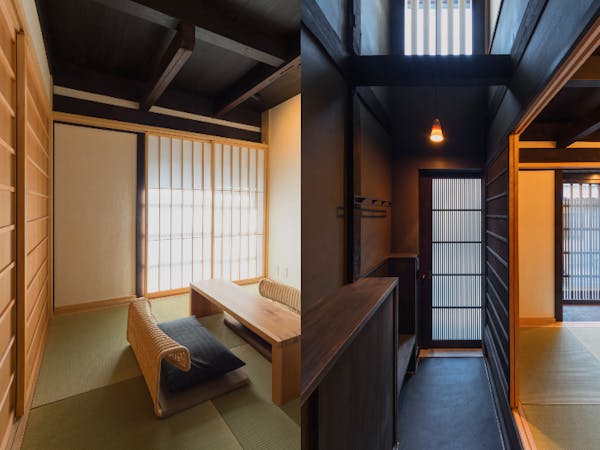 BenTen West Machiya in Kyoto - 1F Japanese Room and Entrance Area