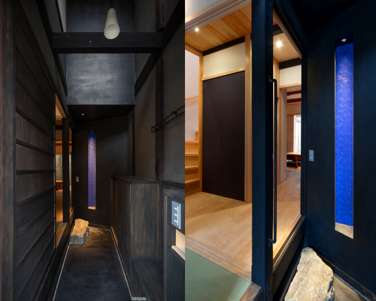 BenTen West Machiya in Kyoto Main Entrance Area