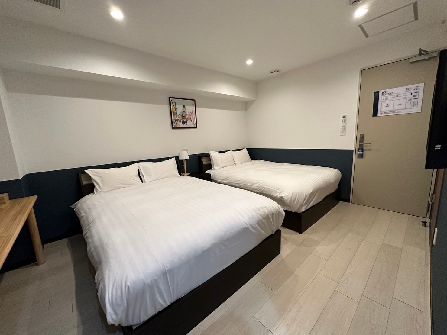 Quad Room - Room No. 601 (四人房-601房) | Ueno Woo Hotel 東京上野