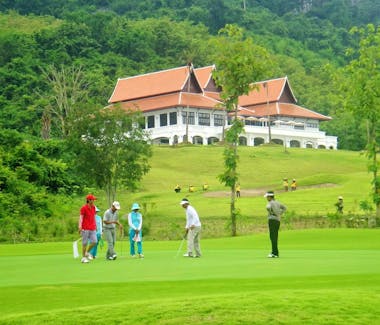 Golf course luang prabang Laos