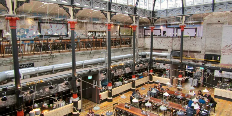 Mackie Mayor in Northern Quarters, Manchester