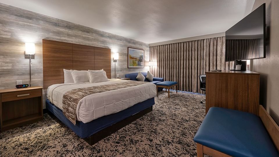 King Bed•Sofa• Walkin Shower•312ft²