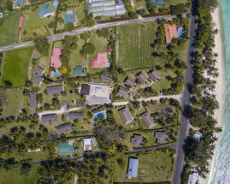 Aerial View of Lagoon Breeze Villas