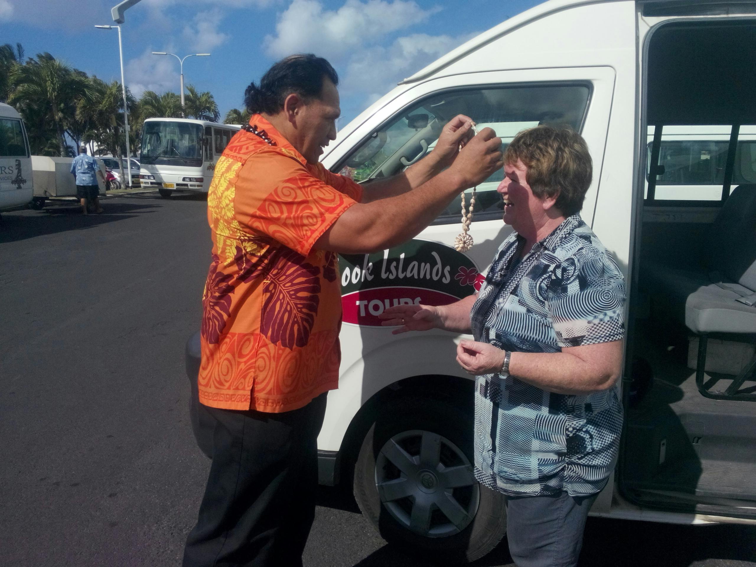 Cook Island Tours departure transfer
