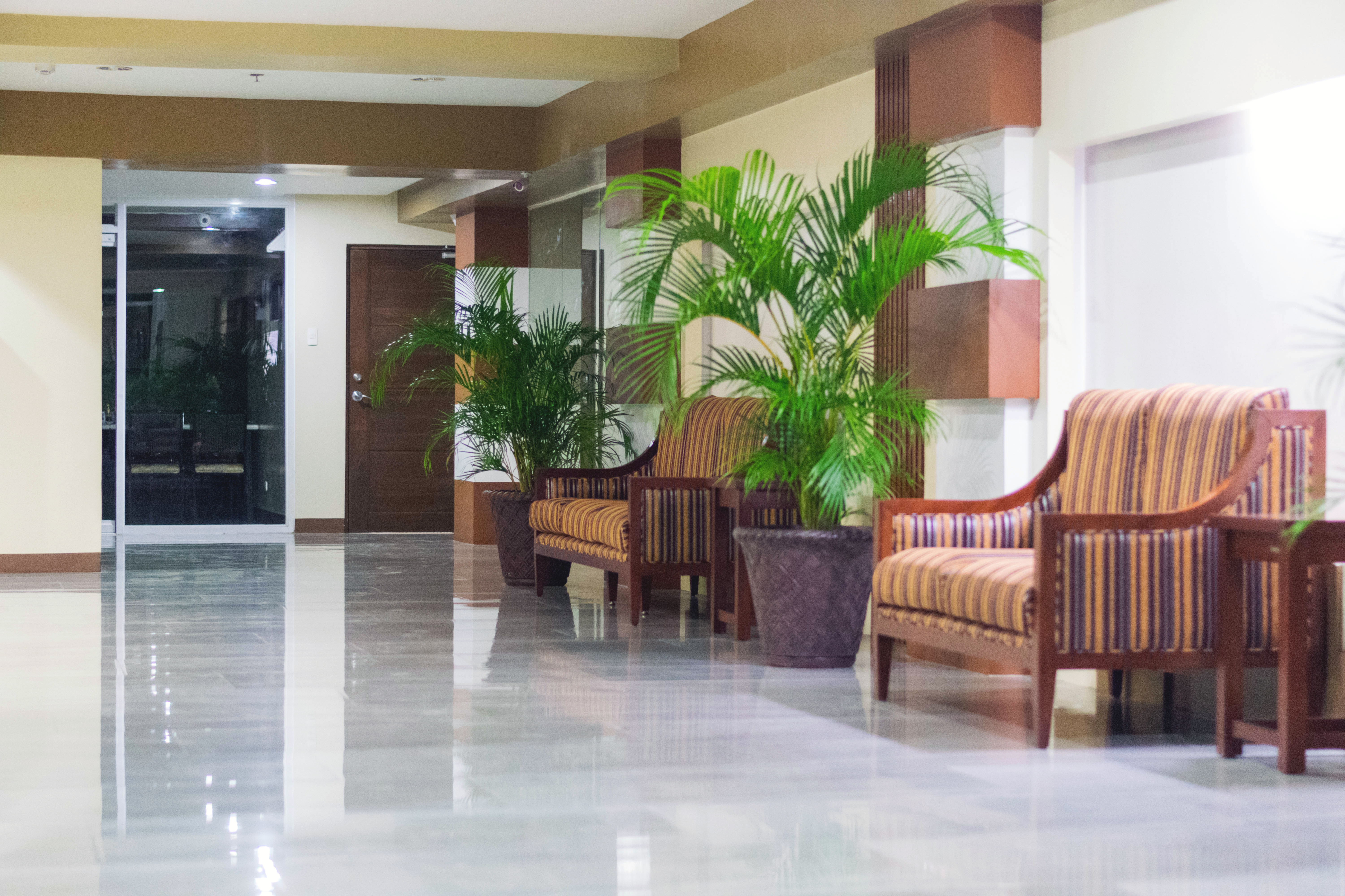 Sofa chairs for Leope Hotel's lobby.