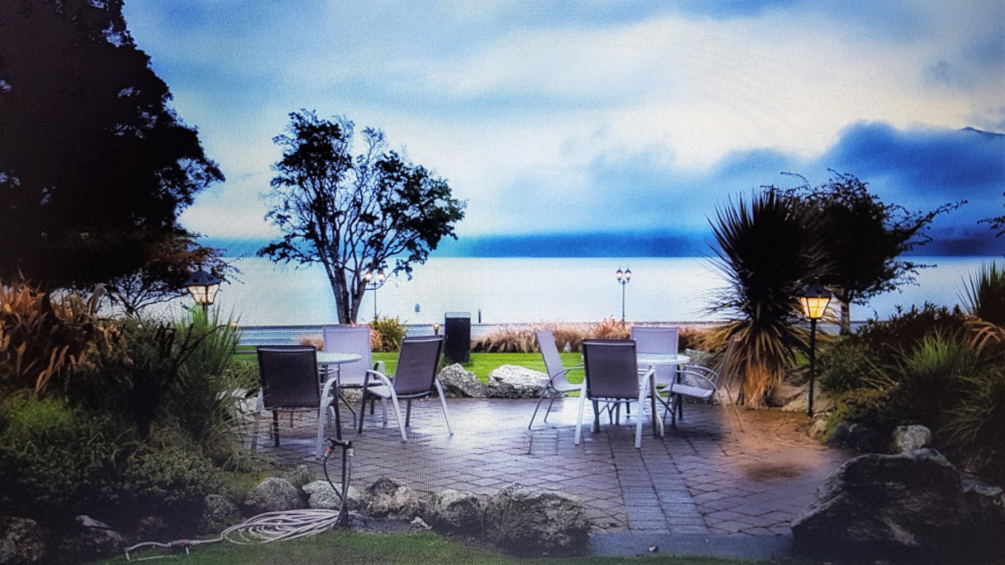 Our outside area to watch the weather changes