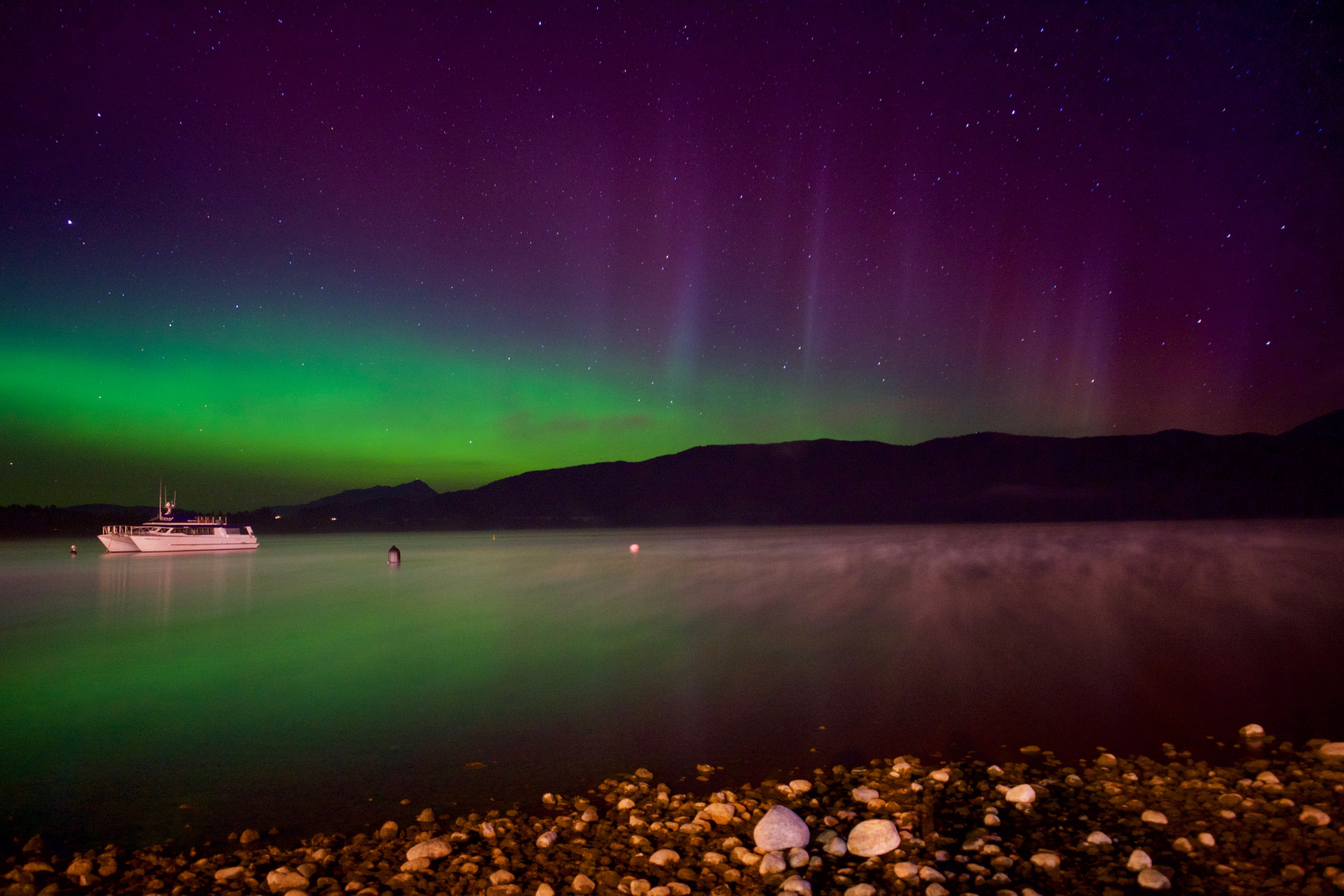 Southern Lights from our property