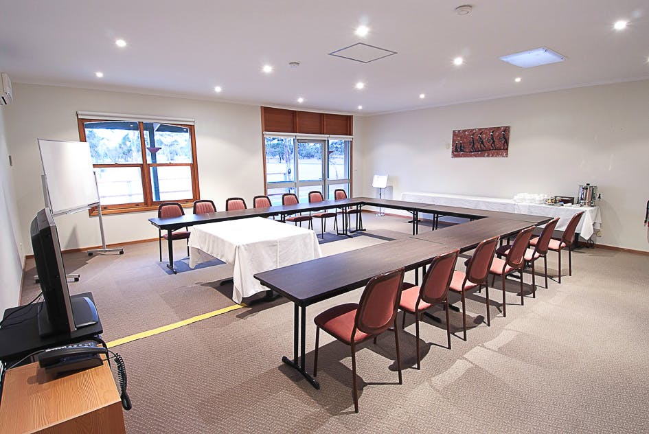 Spacious meeting area, perfect for collaboration.
