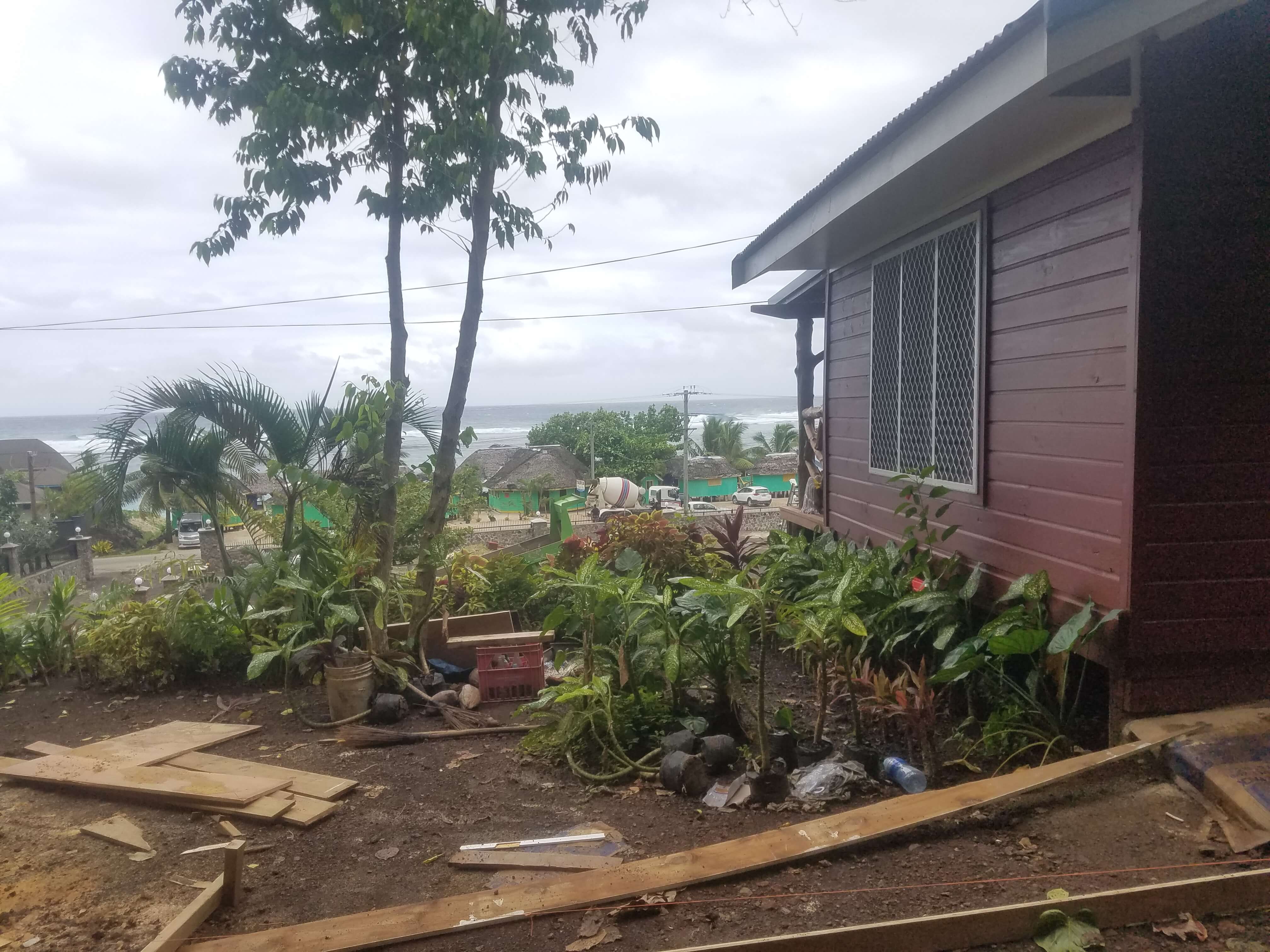 Outside View in June 2018 of Villa 1