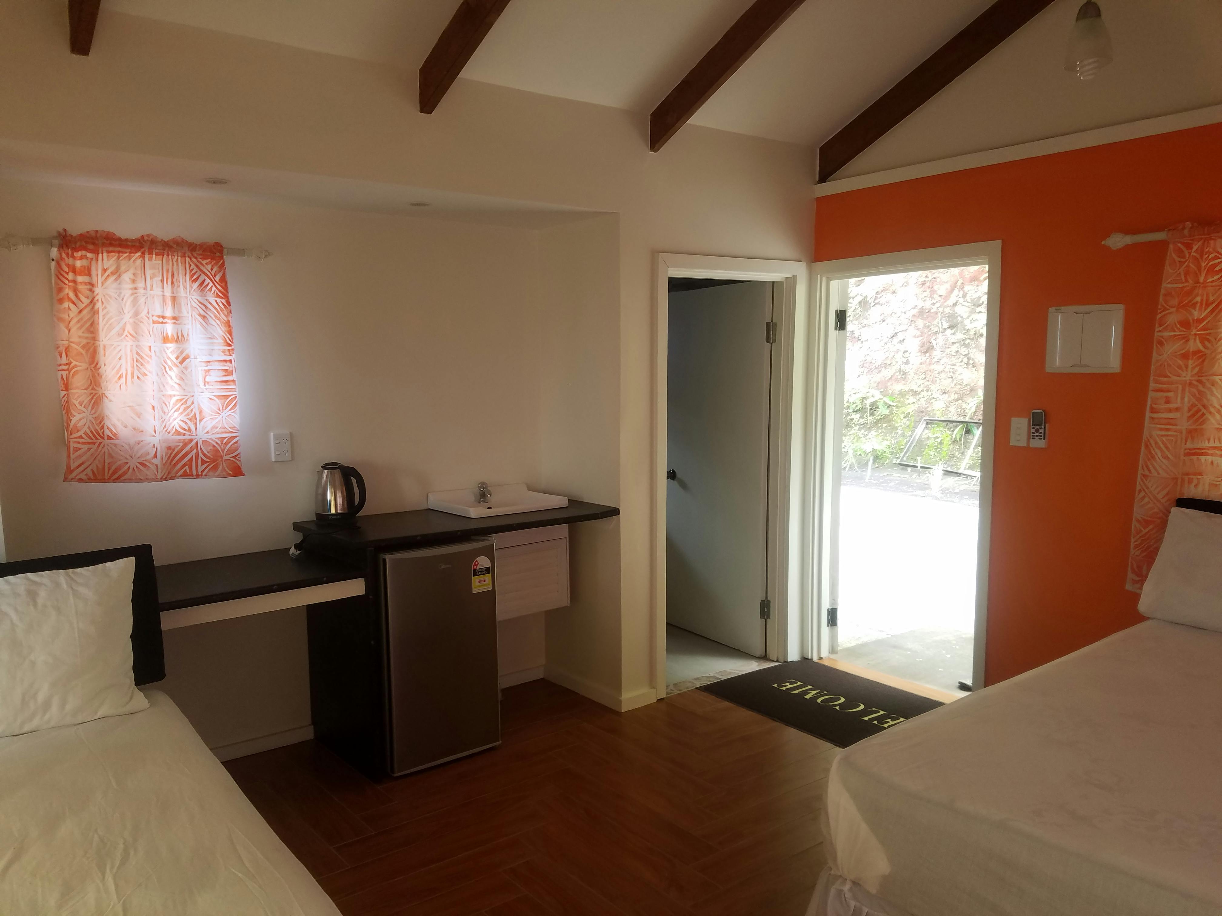 View inside Villa Level 1: Features a Queen Size bed and a single bed