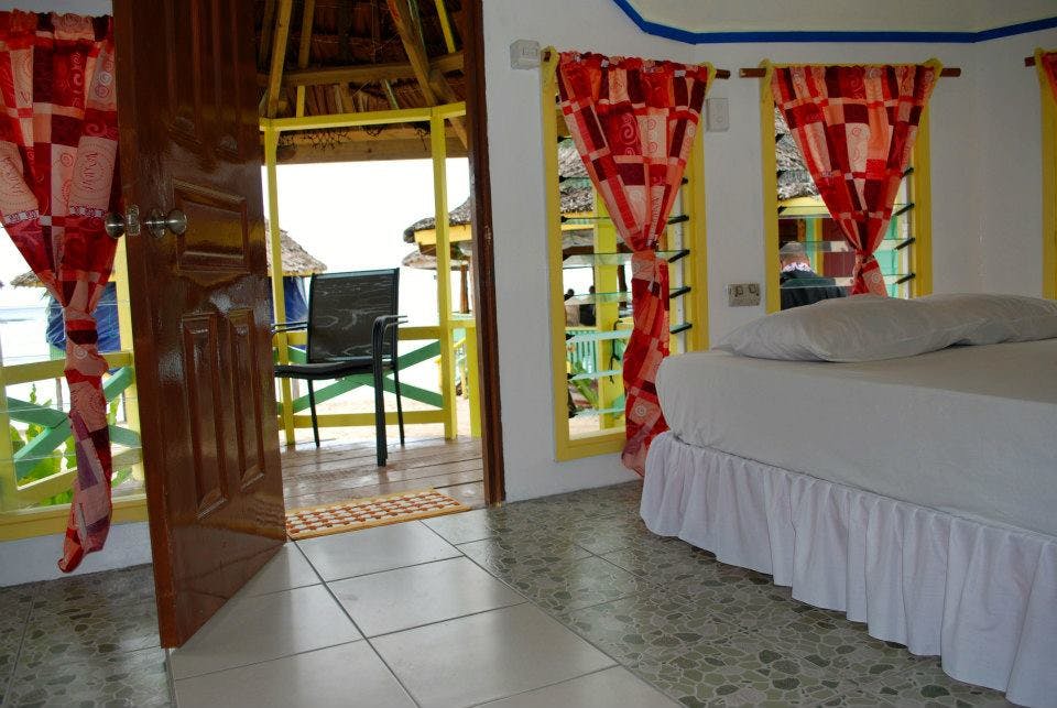 Sleeping area in Beach Enclosed En-suite fale