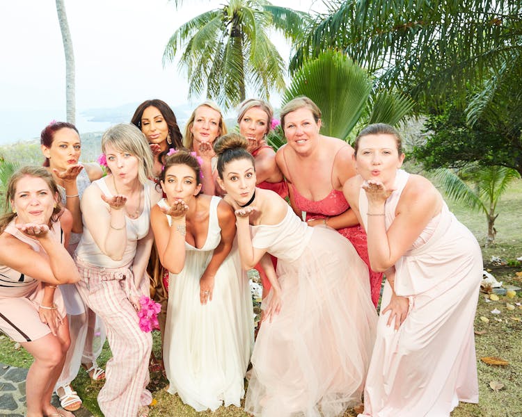 Wedding Party in Bequia, Old Fort Estate