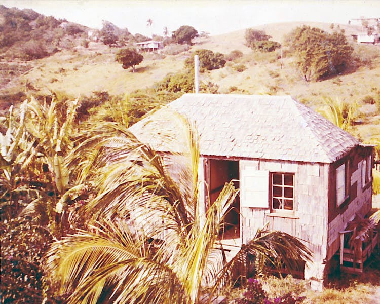 Building up The Old Fort Rental Villa, Bequia the Grenadines