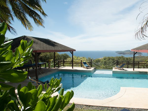Villa with Pool, The Grenadines in the Caribbean