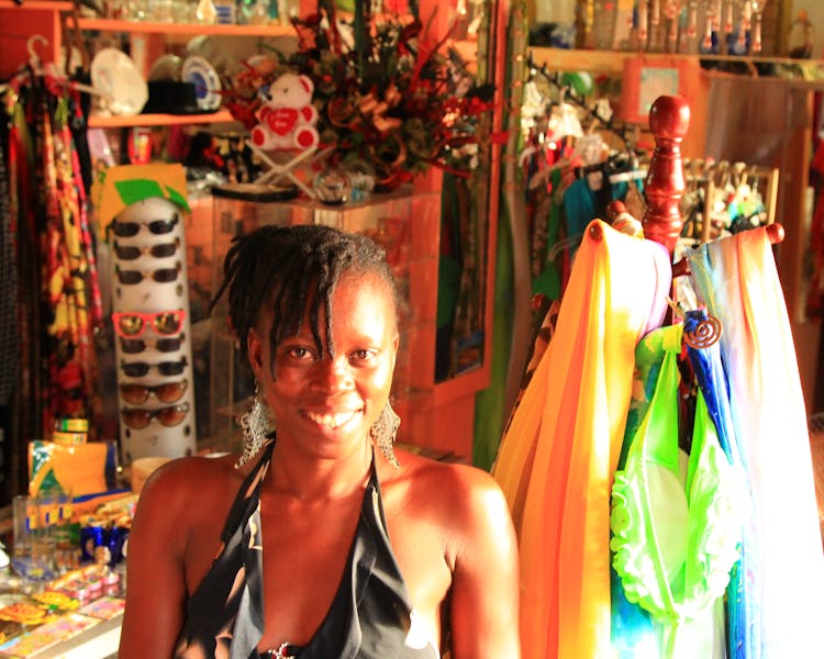 Shopping in Bequia, Saint Vincent