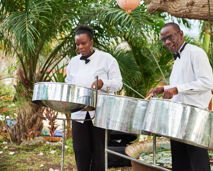 Live Steelband on Bequia, the Grenadine Islands