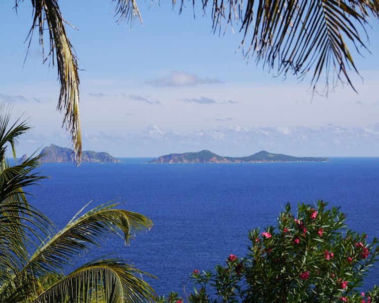Grenadine Island Views, from Old Fort Bequia