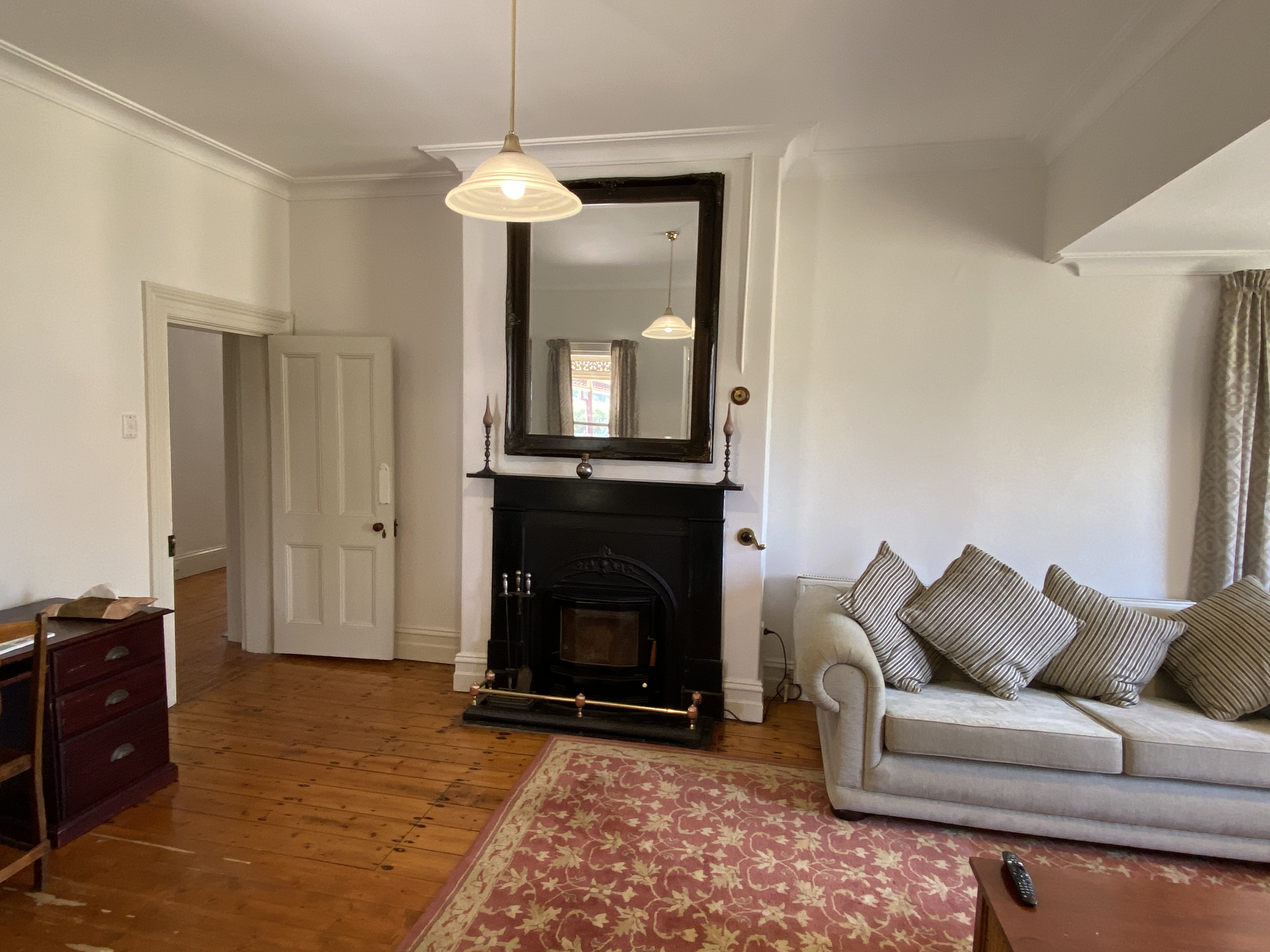 Homestead - living room fireplace