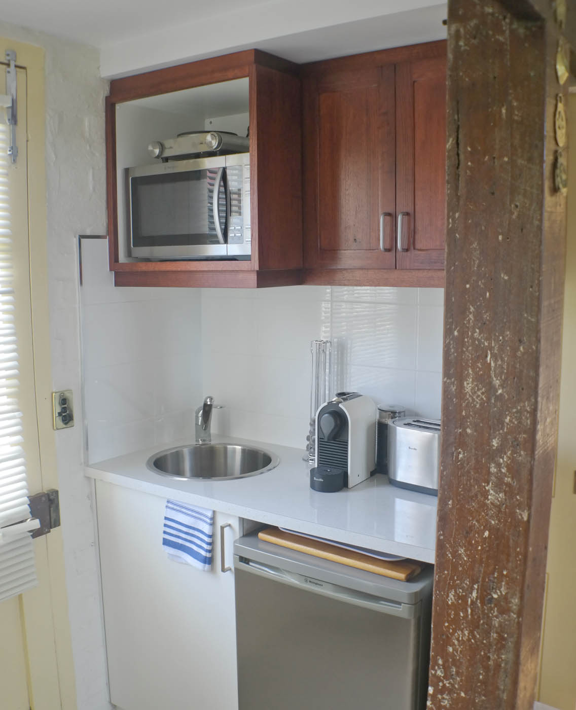 Tack room kitchenette, Bon Accord B&B in Sale, Gippsland.