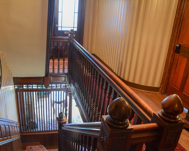 Second floor staircase.