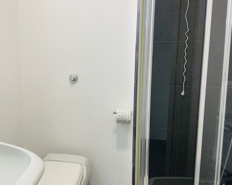 Bathroom Of Double Use Single Room